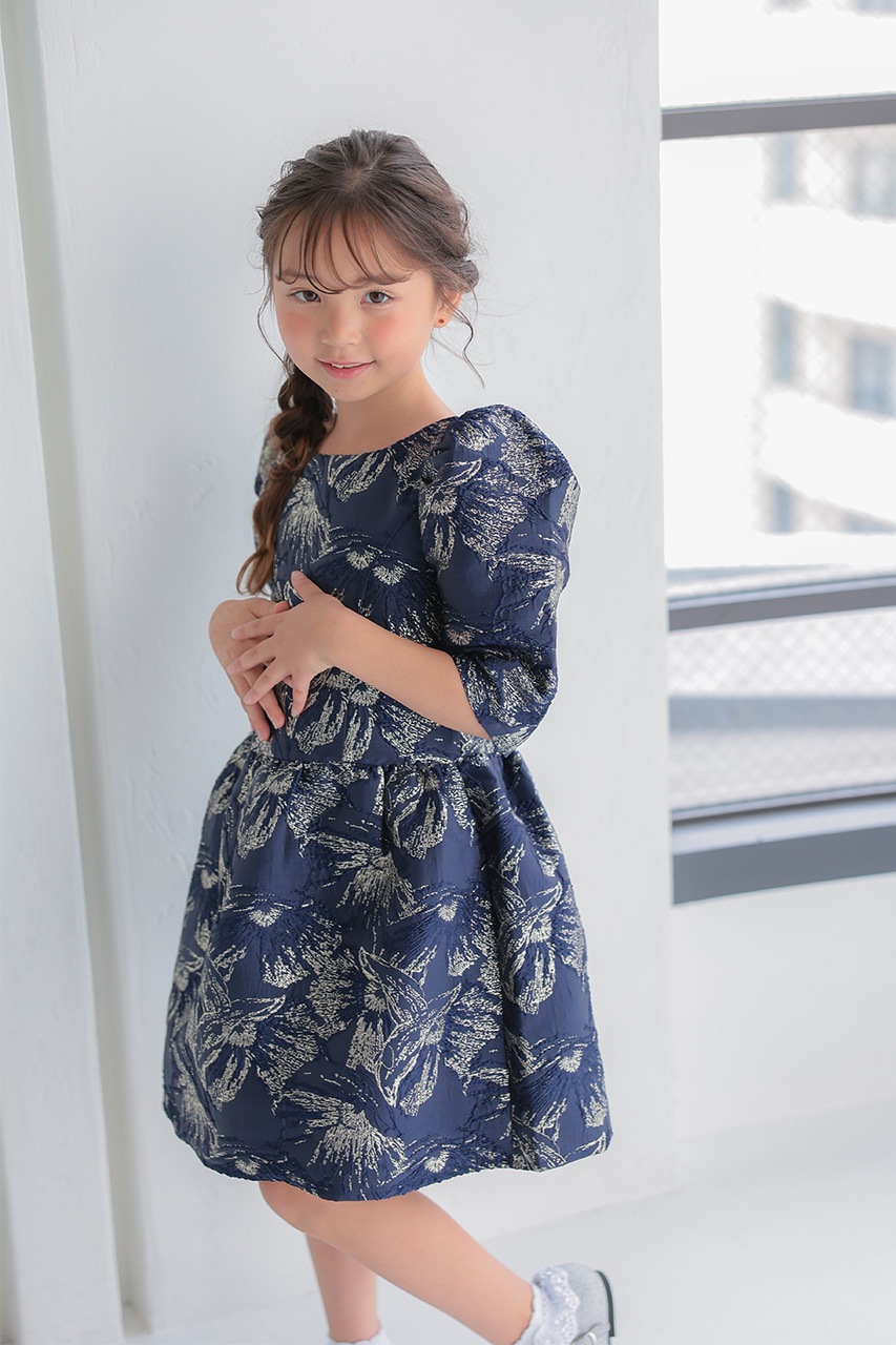 パーティードレス　ガール　XLサイズ　ネイビー GI5786EW01209_fw_thumbM.jpg