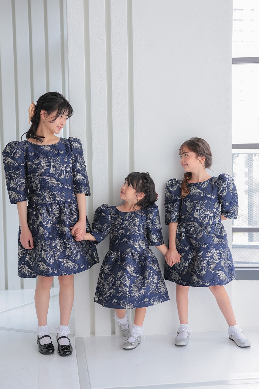 Chi Chi Girls シルバージャガードパワショルドレス 3-7歳