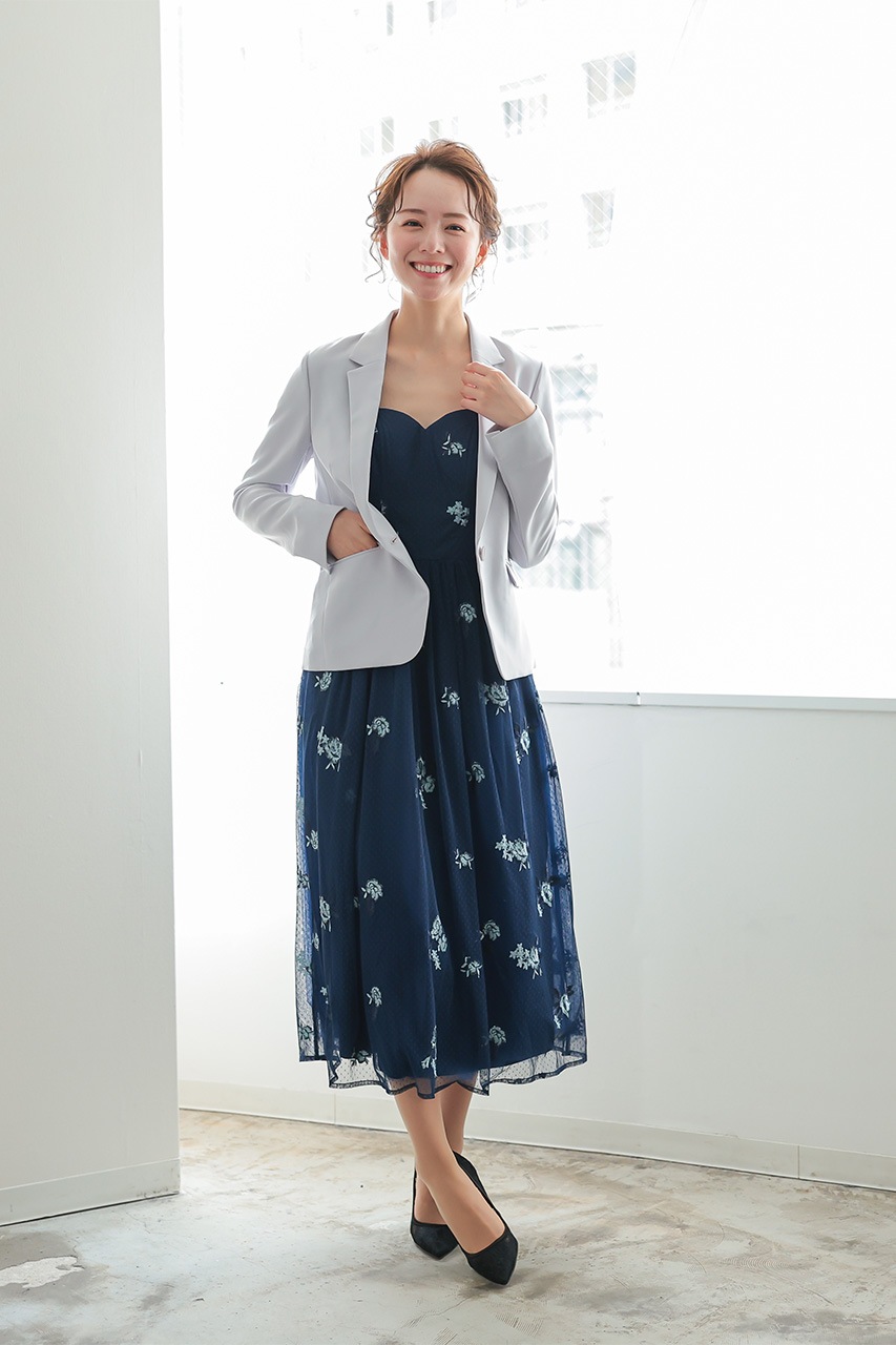 マイクロピケテーラードジャケット W722098IGY ｜パーティー