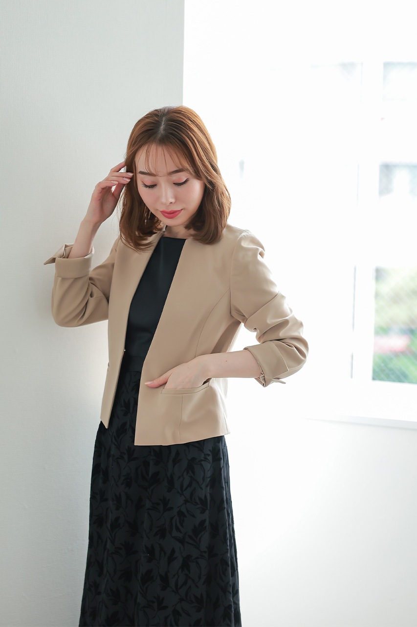 【しつけ付き未使用】 単衣 使い勝手の良いベージュカラー小紋 正絹◇ 8_000000001059.jpg?1684827232