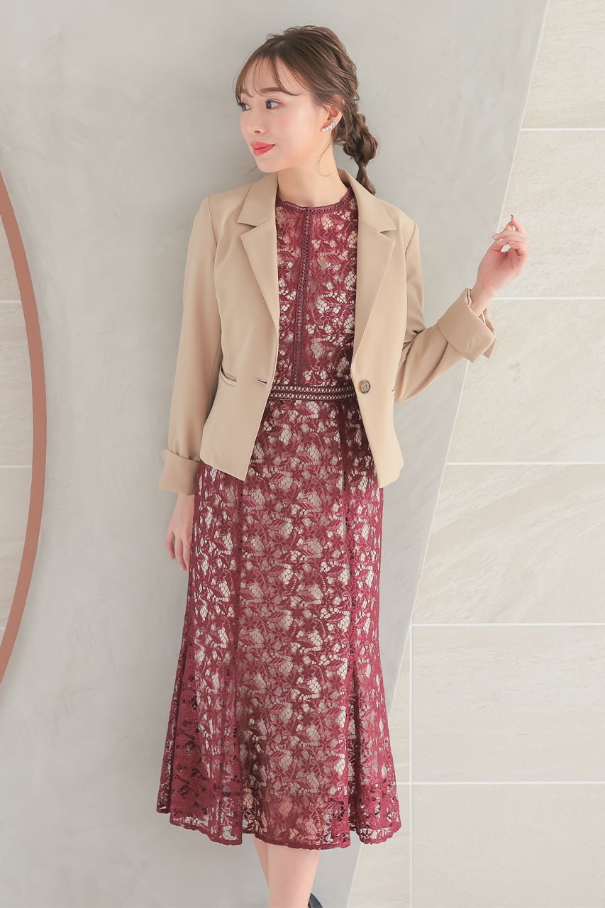 セットアップ可能】ベーシックテーラードジャケット CF018BE