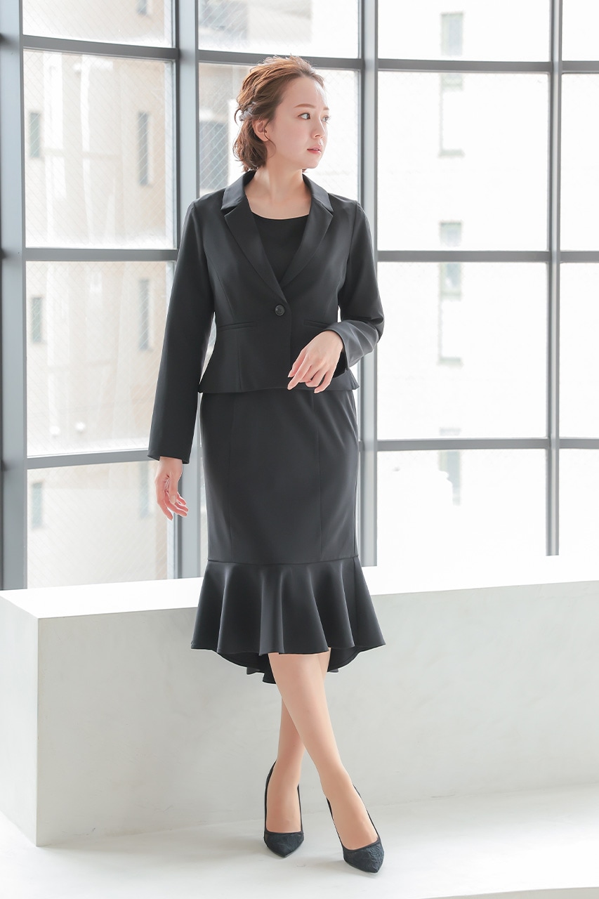 セットアップ可能】ベーシックテーラードジャケット CF018BK