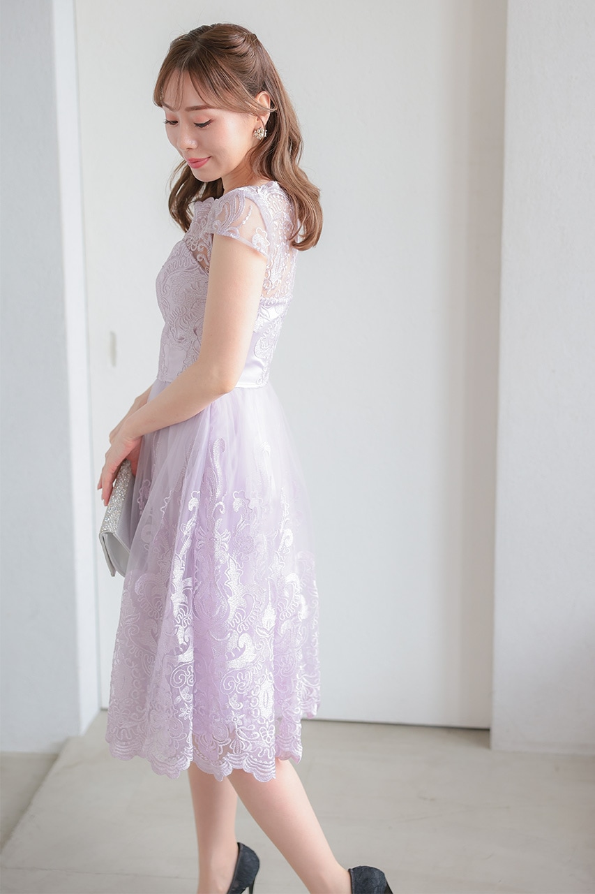 LODISPOTTO ロディスポット リュバンプリンセスダッフルコート ホワイト LODISPOTTO パーティードレス［9AR］