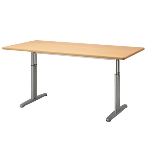 昇降テーブル 幅1800mm 奥行900mm 手動 ミーティングテーブル AZ-1890W