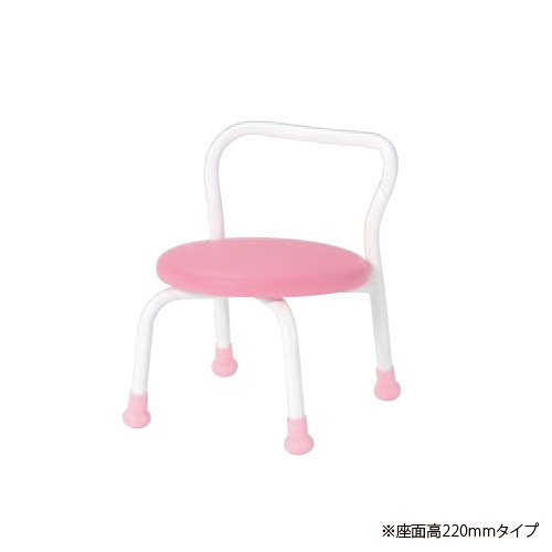 キッズチェア 幅320×奥行350×高さ365mm ビニールレザー張り ホワイト脚 スタッキングチェア RICO