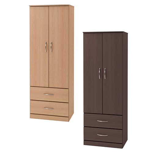 ワードローブ 幅600×奥行420×高さ1680mm キャビネット ロッカー オフィス収納 UFW-2WH2