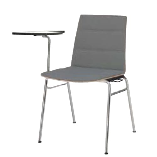 スタッキングチェア 会議用チェア 研修室 講義 テーブル付きチェア セミナーチェア L636FT-FB