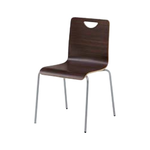 スタッキングチェア オカムラ ヌードタイプ 4本脚 布張り LW19WZ-MK93