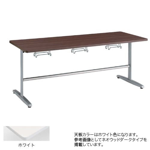 ミーティングテーブル オカムラ 6人用 ホワイト ダイニングテーブル 8177HM-MG99