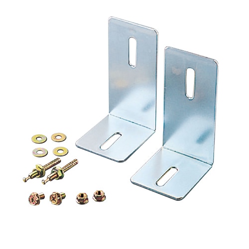 壁固定金具 幅:60mm 壁面側長さ:75mm 収納庫面側長さ:120mm QUWALL(クウォール) オフィス家具 セイコー TKU-1