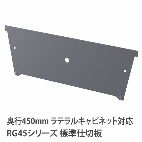 標準仕切板 RG・RWシリーズ ラテラルキャビネット 奥行450mm 6段用 RG-HP-5