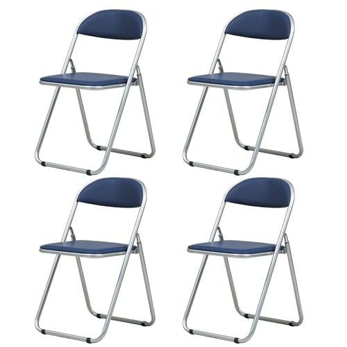 パイプ椅子 折りたたみ 4脚セット SFC-2T-S