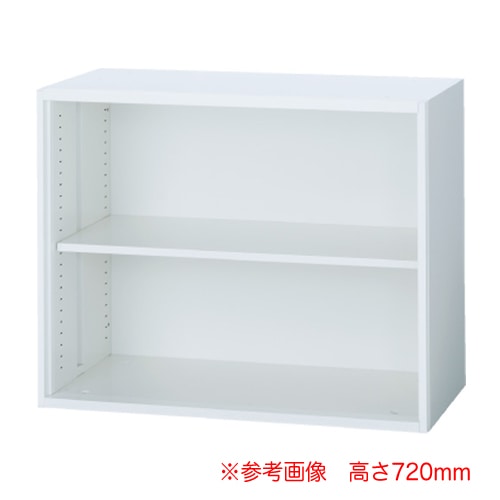 【OF-4】大容量　スチール書棚 オープン書庫 戸棚固定 収納棚 オフィス什器 激安 ホワイトグレー　検)事務机　オフィス チェア　会議 椅子　ロッカー　ミーティングテーブル　応接ソファ 店舗 事務所 什器　書庫 本棚 ラック デスク スチール 美品多数 格安 【中古オフィス家具】 搬入設置無料】オープン書庫 上下セット 幅880mm オープン＋スチール戸