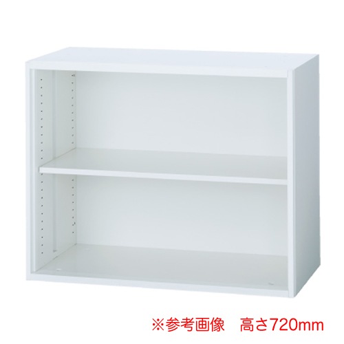 スチールキャビネット オープン書庫 幅800×奥行450×高さ900mm TF-A-09-8045-OW 東洋事務器工業