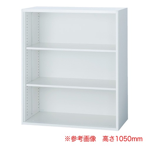 スチールキャビネット オープン書庫 幅800×奥行450×高さ1200mm TF-A-12-8045-OW 東洋事務器工業