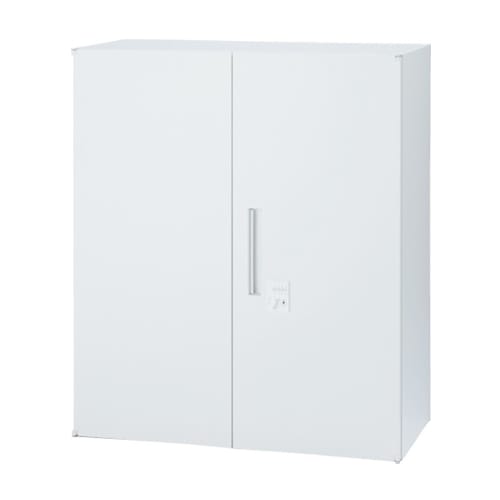 スチールキャビネット 両開き書庫 ダイヤル式 幅900×奥行450×高さ1050mm TF-BD-11-9045-OW 東洋事務器工業