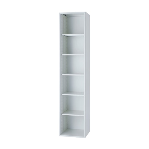 スチールキャビネット オープン書庫 幅450×奥行450×高さ2100mm TF-A-21