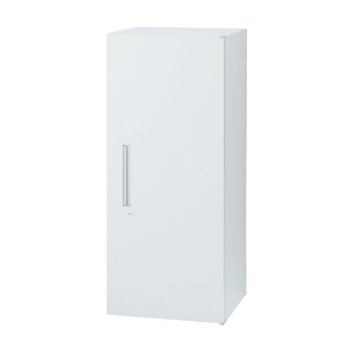 スチールキャビネット 片開き書庫 鍵付き 幅450×奥行450×高さ1050mm TF-B-11-4545-OW 東洋事務器工業