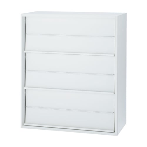 スチールマガジンラック 雑誌架 幅900×奥行450×高さ1050mm TF-M-11-9045-OW 東洋事務器工業