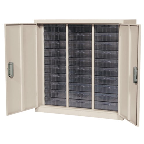 スチール書類ケース 両開きレターケース 幅880×奥行400×高さ880mm RHA4-310L 東洋事務器工業