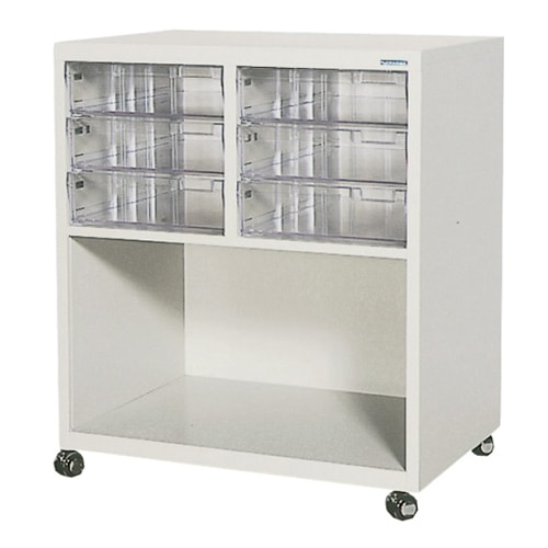 スチールキャビネット コンビ書庫 幅614×奥行415×高さ700mm MFC-B1032 東洋事務器工業