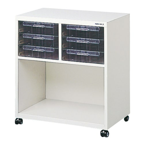 スチールキャビネット コンビ書庫 幅640×奥行400×高さ700mm CMC-B2310 東洋事務器工業