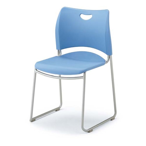 スタッキングチェア 座面高34cm 5脚セット 幅450×奥行460×高さ650mm