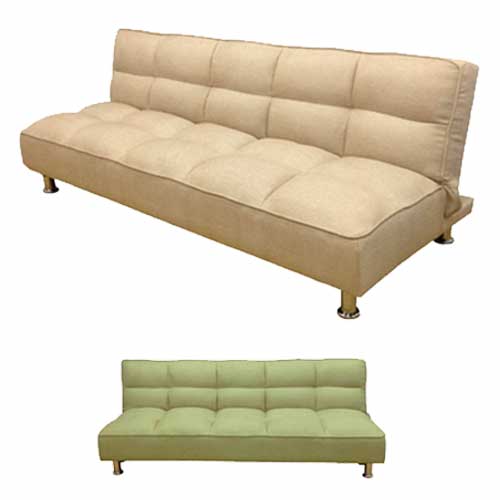 ソファベッド 布張り モコモコ グリーン ベージュ リクライニングソファ 布張りソファ シンプル 3人掛け 客用ベッド ベッド インテリア 家具 B-602 通販