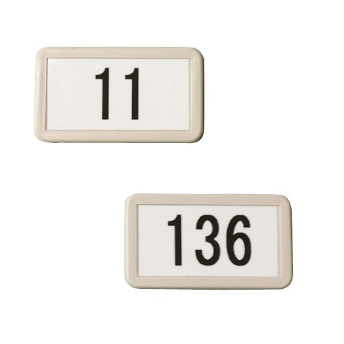 扉番号札 ロッカー用オプション LKF-2 オフィス家具 通販