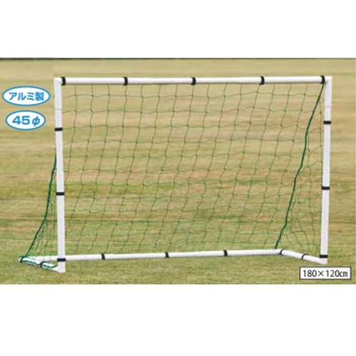 サッカーゴール 2台1組 折りたたみ式 アルミ製 ネット付き フットサル
