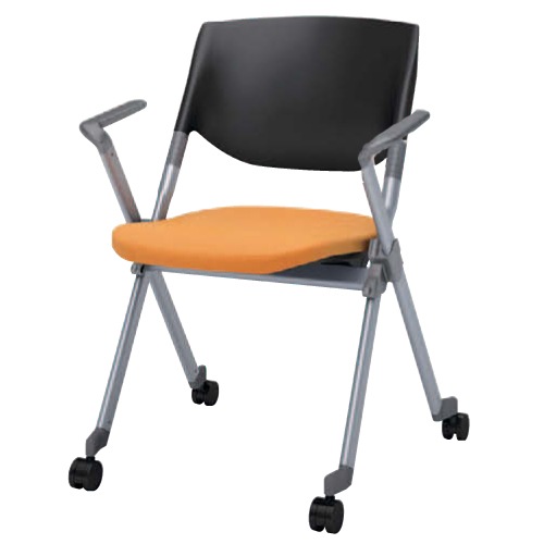 スタッキングチェア ミーティングチェア キャスター オカムラ H141BC-FFW