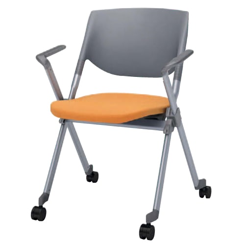 スタッキングチェア ミーティングチェア キャスター オカムラ H141BS-FFW