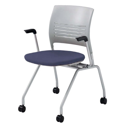 スタッキングチェア ミーティングチェア キャスター オカムラ HD25BZ-FFW