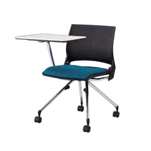 スタッキングチェア ミーティングチェア メモ台付き キャスター オカムラ 9317UG-F