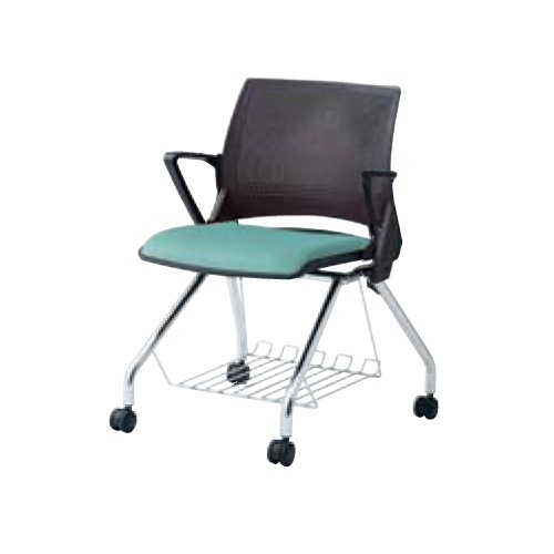 スタッキングチェア ミーティングチェア キャスター オカムラ 9317RL-F