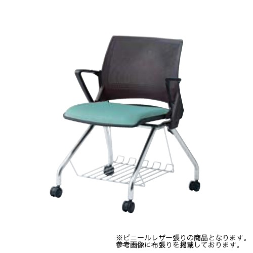 スタッキングチェア ミーティングチェア キャスター オカムラ 9317RL-PB