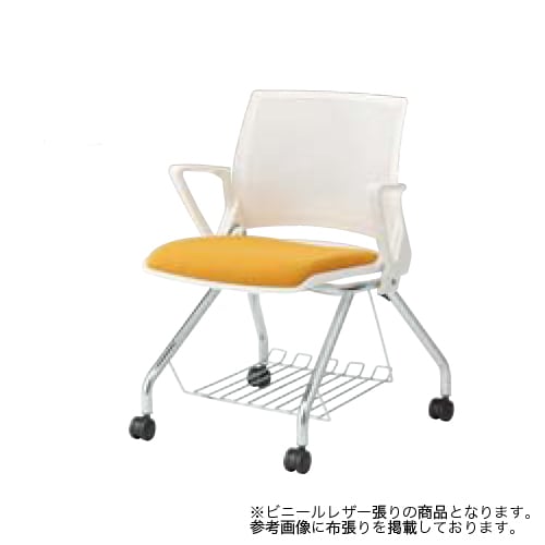 スタッキングチェア ミーティングチェア キャスター オカムラ 9317SL-PB