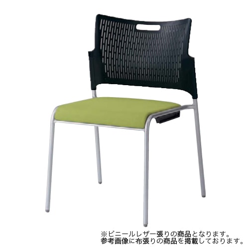 スタッキングチェア オカムラ レーテ 4本脚タイプ レザー 81R2CX-PB