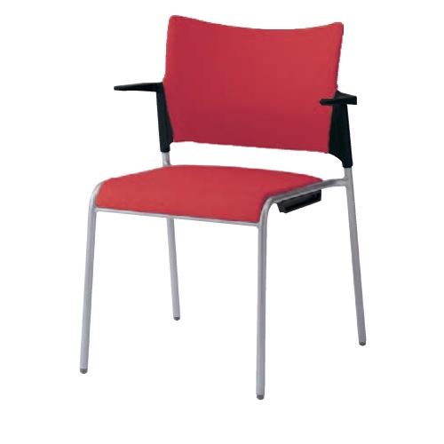 スタッキングチェア オカムラ レーテ 4本脚タイプ 布張り 81R2HX-FFW