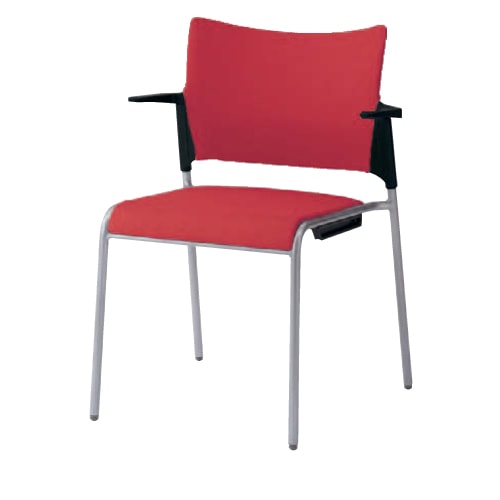 スタッキングチェア オカムラ レーテ 4本脚タイプ 布張り 81R2HX-FFW