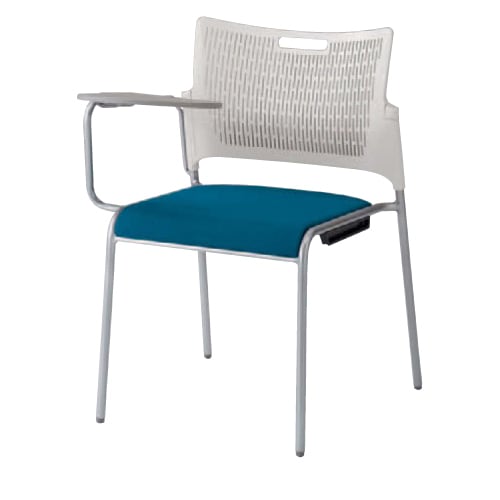 スタッキングチェア オカムラ レーテ 4本脚タイプ 布張り 81R2IX-FFW