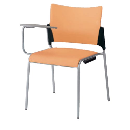 スタッキングチェア ミーティングチェア メモ台付き オカムラ 81R2LX-PB