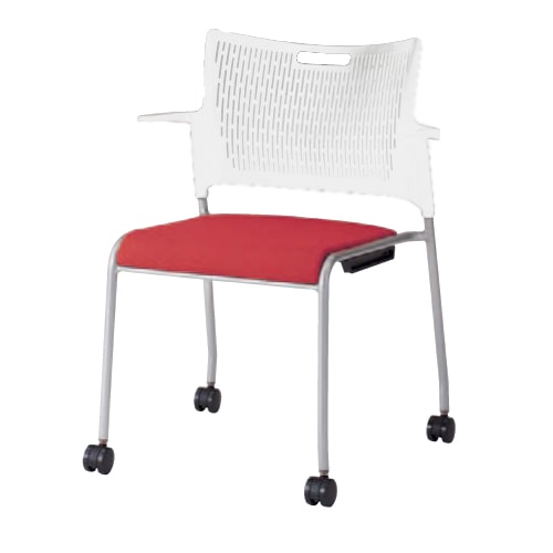 スタッキングチェア ミーティングチェア キャスター オカムラ 81R2EY-FFW