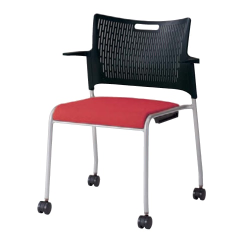 スタッキングチェア ミーティングチェア キャスター オカムラ 81R2GY-FFW