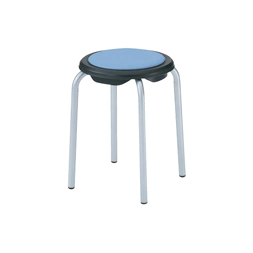 スツール オカムラ パッド付き 丸椅子 パイプ椅子 8110CZ-P（商品番号