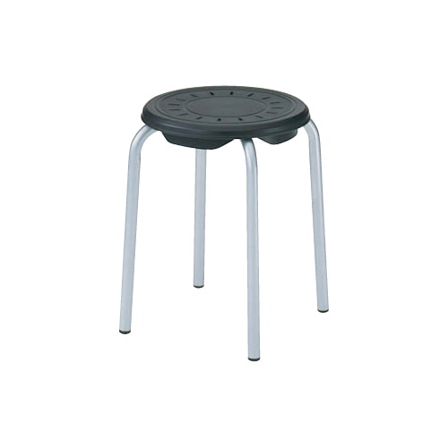 スツール オカムラ パッド付き 丸椅子 パイプ椅子 8110CZ-P（商品番号