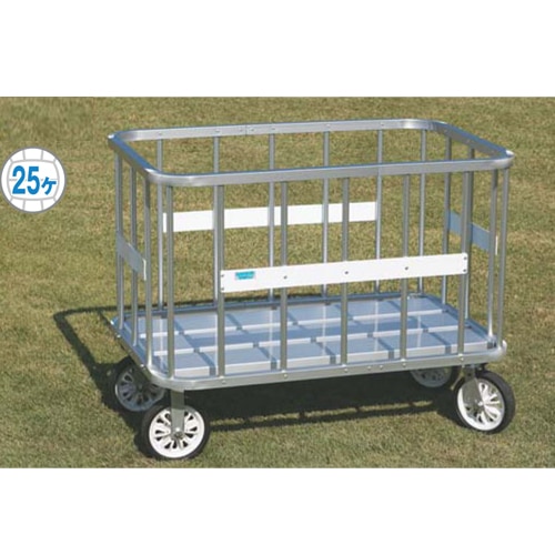 ボールカゴ ボールかご ボール収納 蓋つき スチール製 キャスター付き