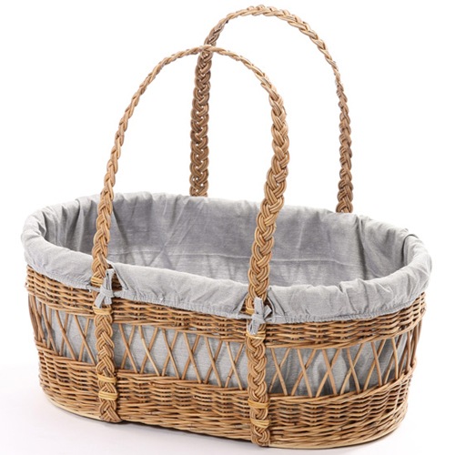 ペットキャリー 手提げバスケット ラタンバスケット 取っ手付きカゴ 犬