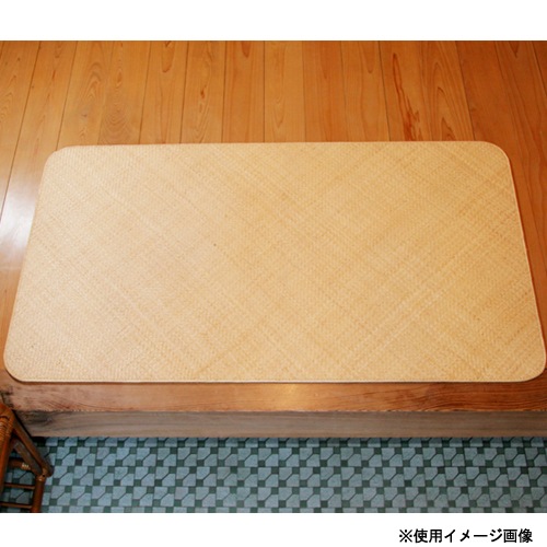 マット 約50×150cm ラタンカーペット 籐製敷物 籐あじろ ラタンマット 滑り止め付きマット 玄関マット アジアン 和風 2n255r 通販