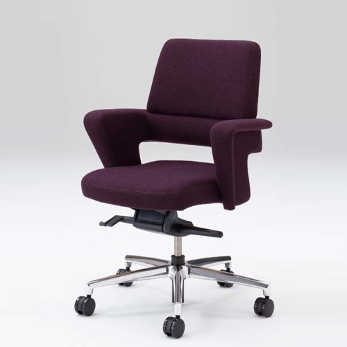 布張りチェア シンクロロッキング ハイバック セフィーロ オカムラ L435MZ-FS